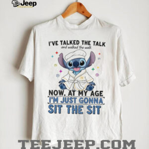 Stitch tongue out I’ve talked the talk and walked the walk now at my age I’m just gonna shirt