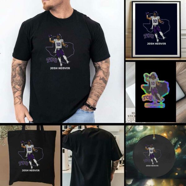TCU Football Josh Hoover State Star t shirt