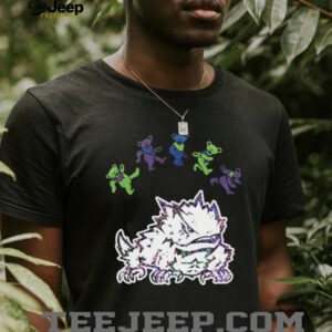 TCU Horned Frogs x Grateful Dead night 2025 bears logo shirt