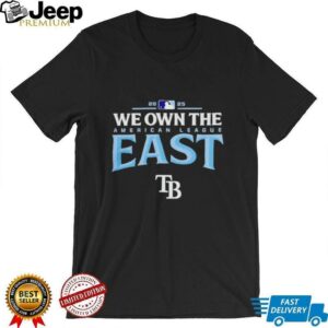 Tampa Bay Rays we own the American league East 2025 MLB division champions shirt