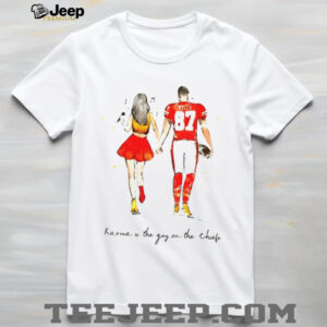 Taylor and Travis Karma is the guy a on the Chiefs shirt