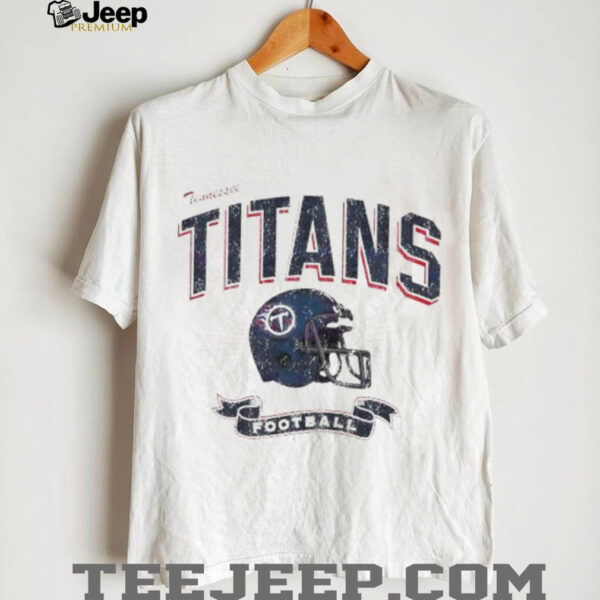 Tennessee Titans Football Helmet Distressed Design Shirt