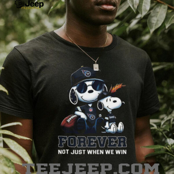 Tennessee Titans Peanuts Snoopy Forever shirt