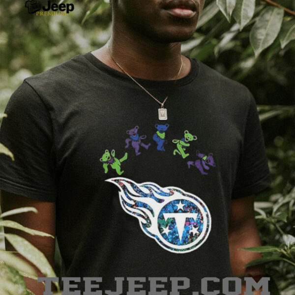 Tennessee Titans x Grateful Dead night 2025 bears logo shirt