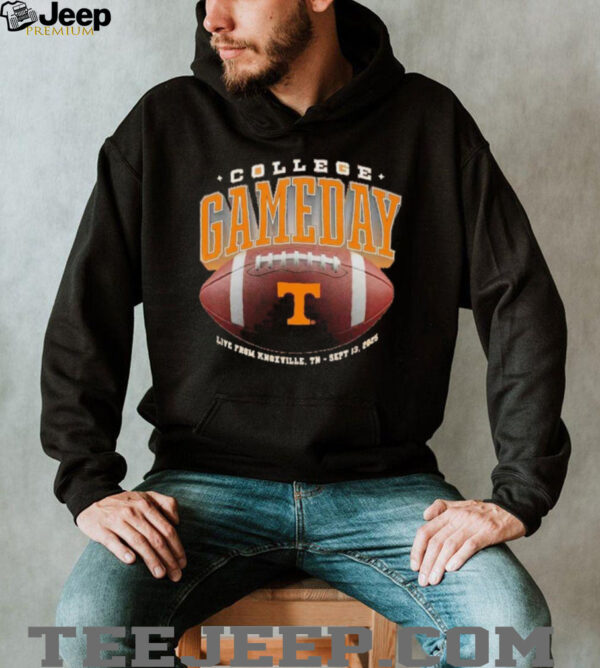 Tennessee Volunteers Live From Knoxville Tn Sept 13 2025 College Gameday shirt