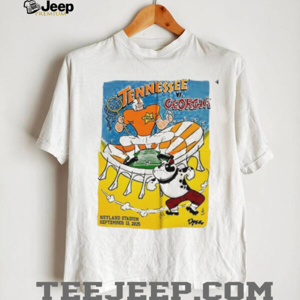 Tennessee Vs Georgia Neyland Stadium Dog Catcher cartoon shirt