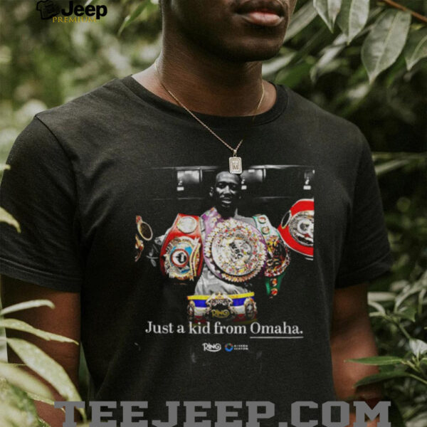 Terence Crawford boxing Nebraska just a kid from Omaha photo shirt
