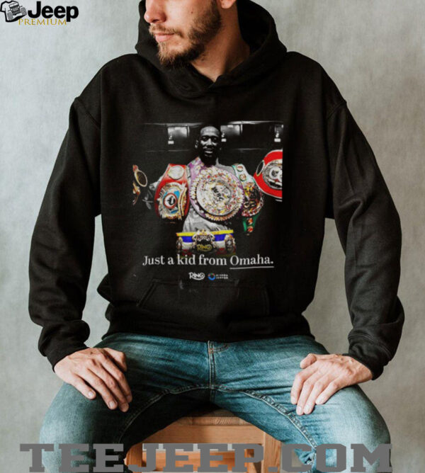 Terence Crawford boxing Nebraska just a kid from Omaha photo shirt