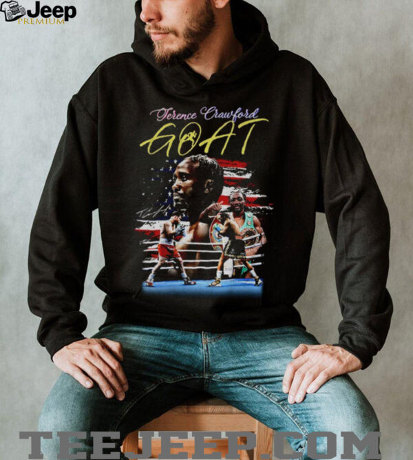 Terence Crawford title defense GOAT UFC shirt