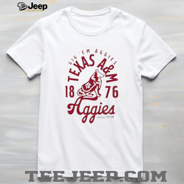 Texas A&M Aggies Est 1876 Mascot Vintage Shirt