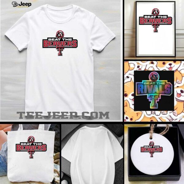 Texas Tech Vs Oregon State 2025 Raider Power Beat The Beavers Shirt