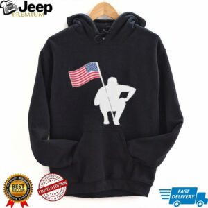 The Caddie Network America Lightweight USA Flag Shirt