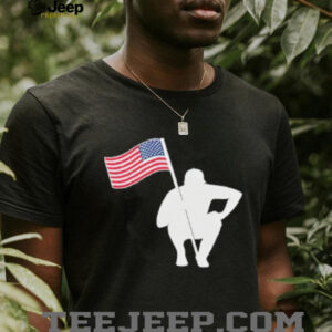 The Caddie Network America Lightweight USA Flag Shirt