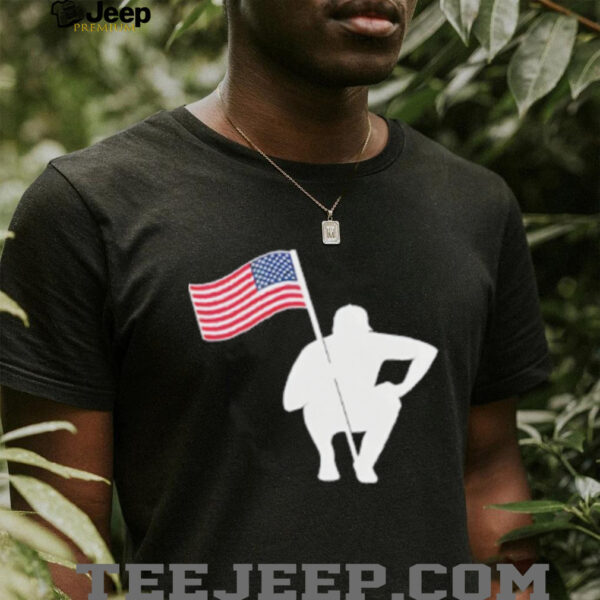 The Caddie Network America Lightweight USA Flag Shirt