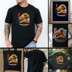 The Great Wave of Coffee shirt