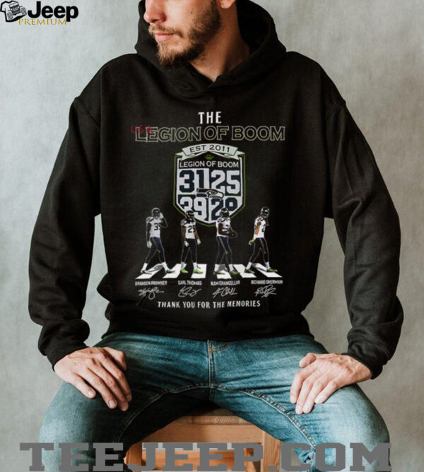 The Legion of Boom Abbey Road thank you for the memories shirt