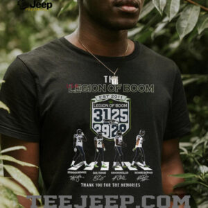 The Legion of Boom Abbey Road thank you for the memories shirt