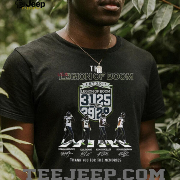 The Legion of Boom Abbey Road thank you for the memories shirt