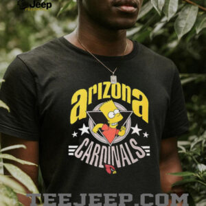 The Simpsons Bart x Arizona Cardinals shirt