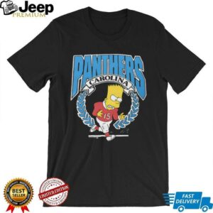 The Simpsons Bart x Carolina Panthers shirt