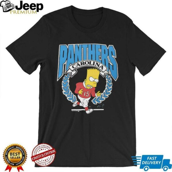 The Simpsons Bart x Carolina Panthers shirt