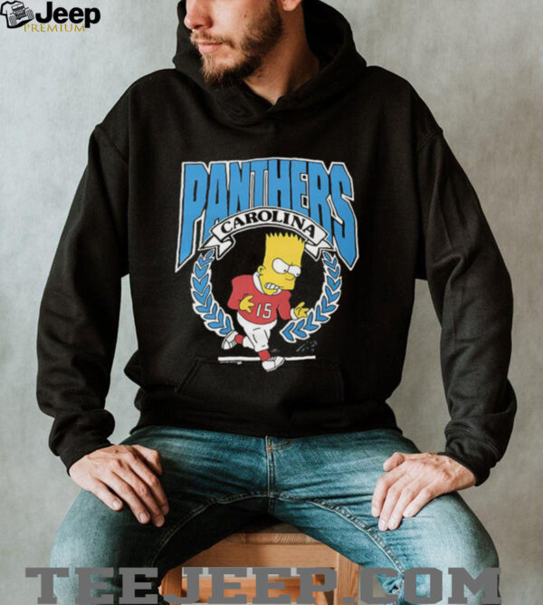 The Simpsons Bart x Carolina Panthers shirt