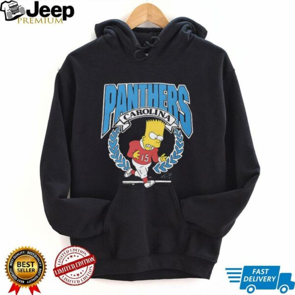 The Simpsons Bart x Carolina Panthers shirt
