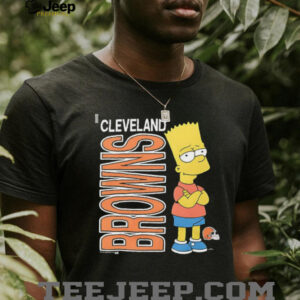 The Simpsons Bart x Cleveland Browns shirt