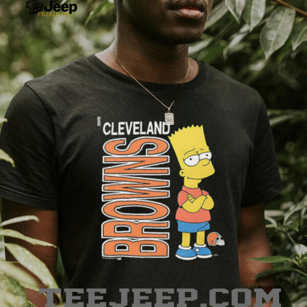 The Simpsons Bart x Cleveland Browns shirt