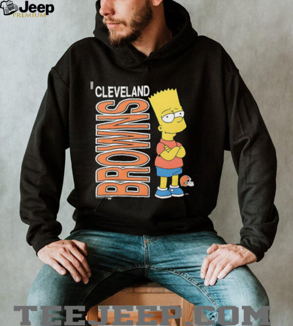 The Simpsons Bart x Cleveland Browns shirt