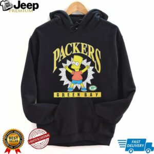 The Simpsons Bart x Green Bay Packers shirt
