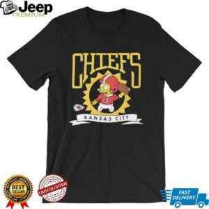 The Simpsons Bart x Kansas City Chiefs shirt