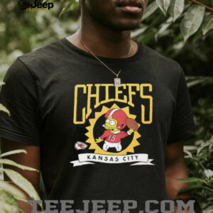 The Simpsons Bart x Kansas City Chiefs shirt
