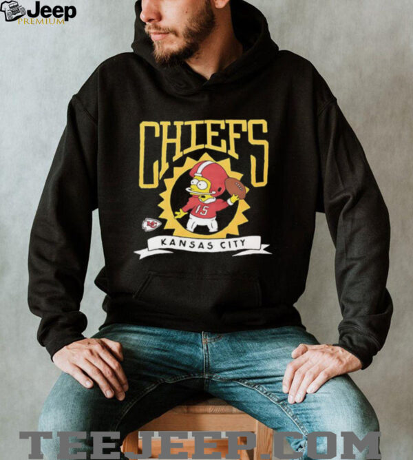 The Simpsons Bart x Kansas City Chiefs shirt