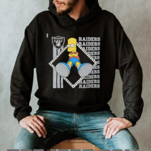 The Simpsons Bart x Las Vegas Raiders shirt