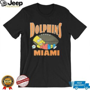 The Simpsons Bart x Miami Dolphins shirt