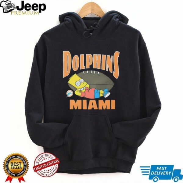 The Simpsons Bart x Miami Dolphins shirt