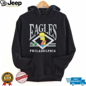 The Simpsons Bart x Philadelphia Eagles shirt