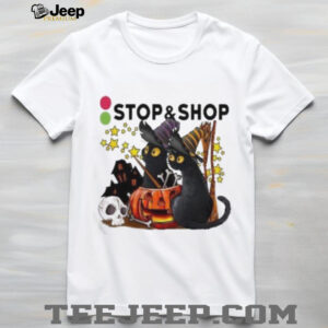 The Stop & Supermarket X Black Cat Witch Halloween 2025 T shirt
