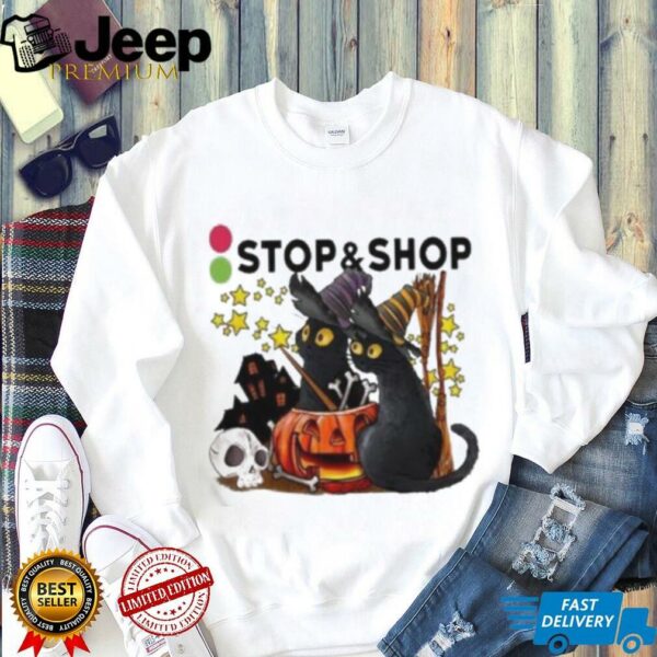 The Stop & Supermarket X Black Cat Witch Halloween 2025 T shirt