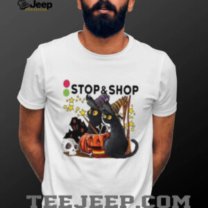 The Stop & Supermarket X Black Cat Witch Halloween 2025 T shirt