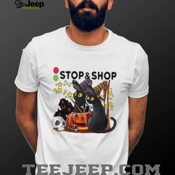 The Stop & Supermarket X Black Cat Witch Halloween 2025 T shirt
