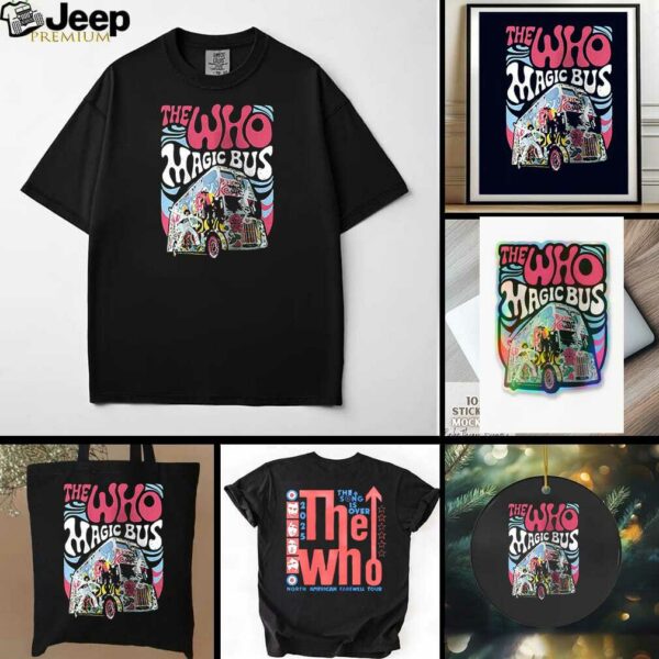 The Who magic bus the song is over shirt