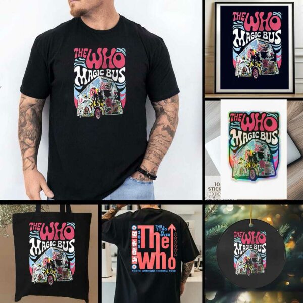 The Who magic bus the song is over shirt