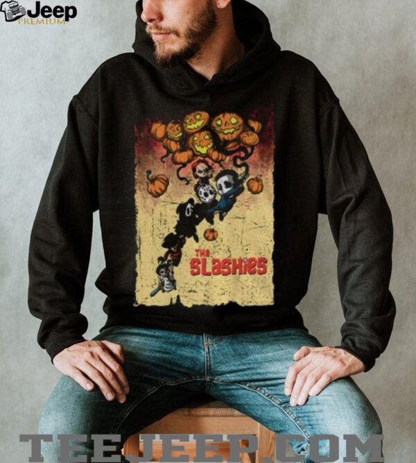 The slashies the Goonies movie poster horror Halloween shirt