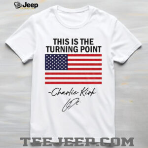 This Is The Turning Point Freedom Charlie Kirk RIP 2025 American flag shirt
