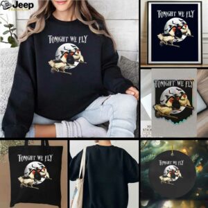 Tonight We Fly Spooky Season Witch Chicken Halloween shirt