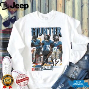 Travis Hunter 12 Jacksonville Jaguars NFLPA player graphic shirt