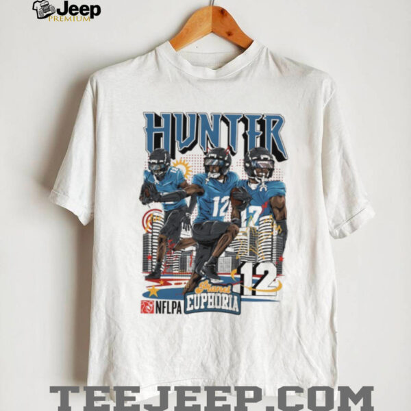 Travis Hunter 12 Jacksonville Jaguars NFLPA player graphic shirt
