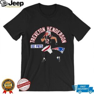 Treveyon Henderson 32 Go Pats New England Patriots player shirt